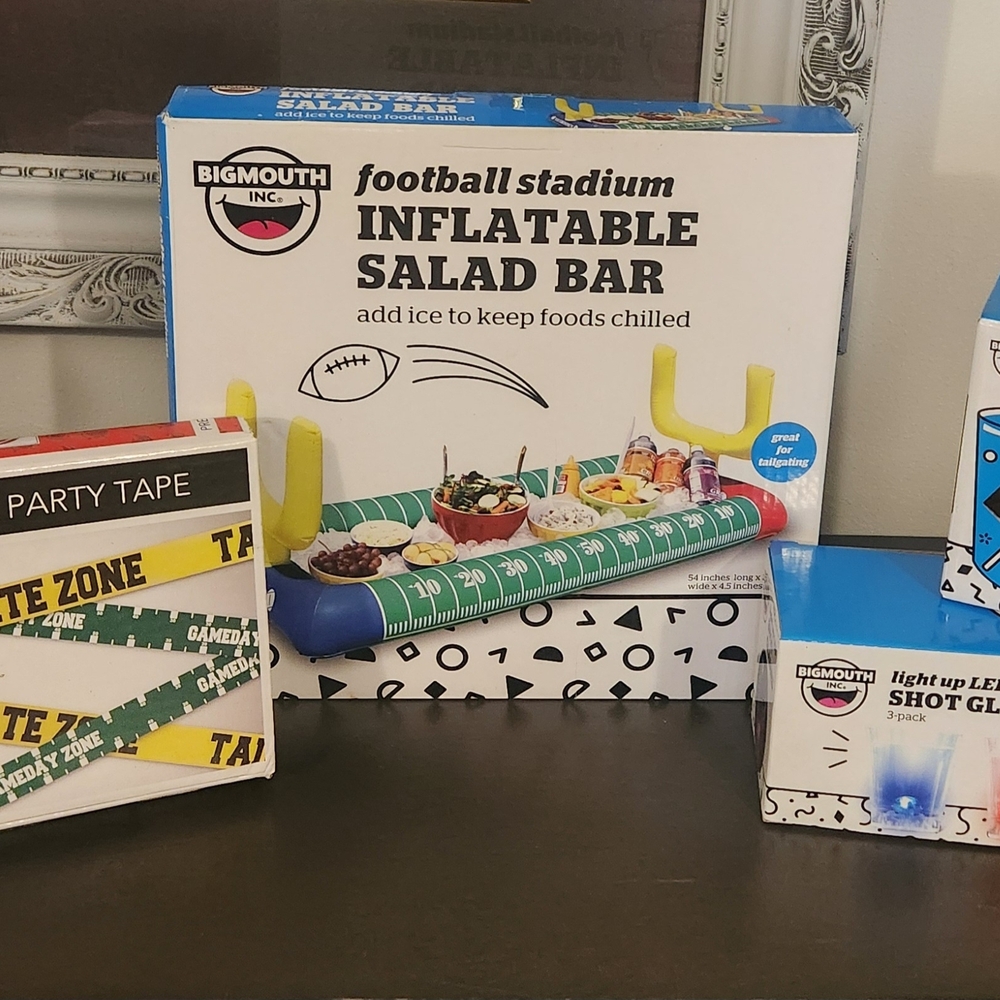 Inflatable Salad Bar - Blue and Green